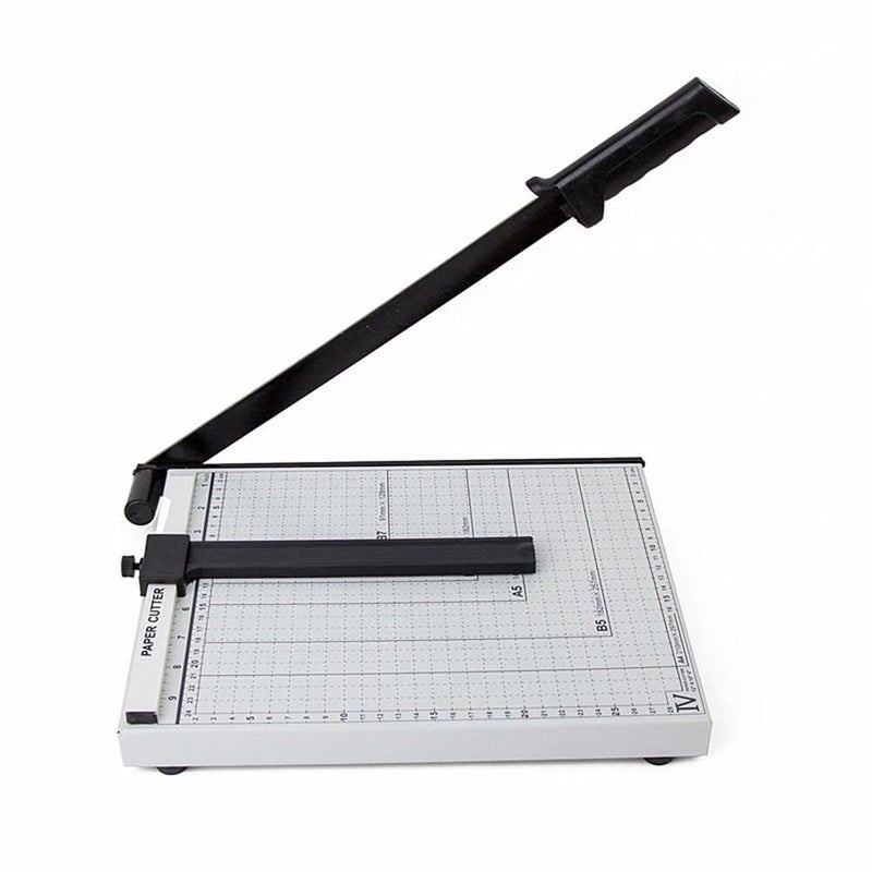 EDMBG Guillotine Paper Cutter and Trimmer with Various Cut Length, Multi Sheet Capacity, Heavy Duty Blade for Photo Craft Cardstock, Large Paper Cutter for Home or Office - Image 4